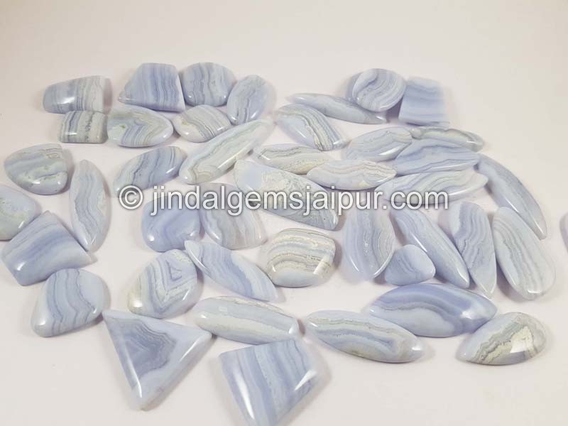 Blue Lace Agate Smooth Cabochons